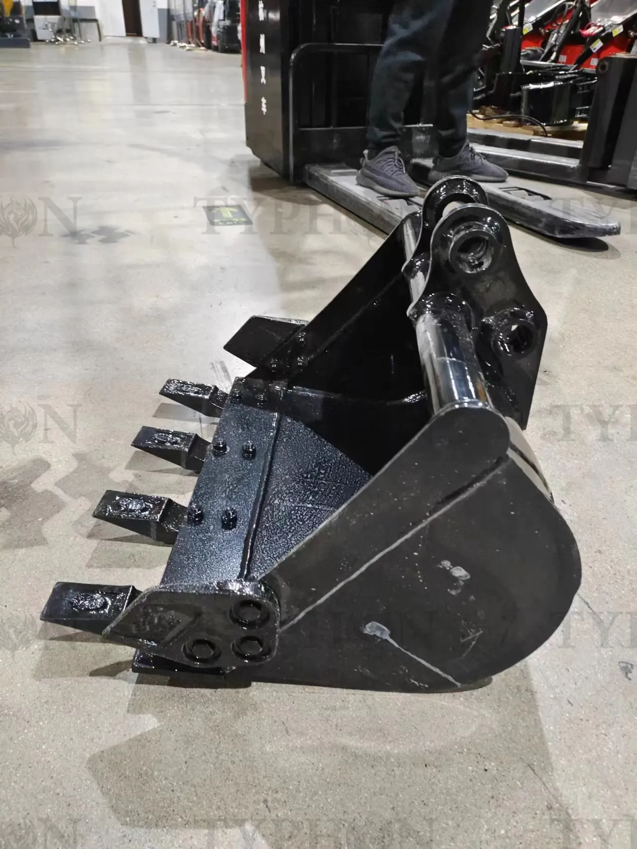 2-3.5 Ton Mini Excavator Attachment 600mm Teeth Bucket Trenching Buckets 23 inch for TERROR X2