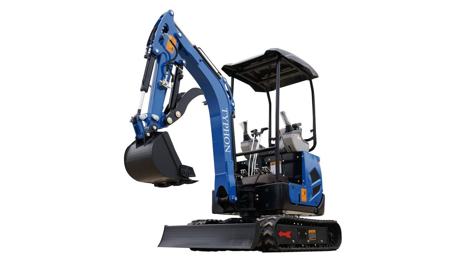 2025 3800 lb TYPHON TERROR XVII Mini Excavator Rubber Track with Kubota D902 Diesel Engine USA