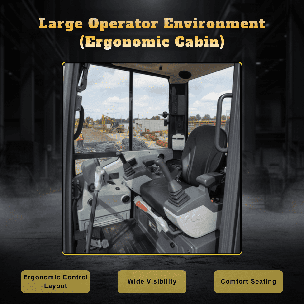 TYPHON NAGA 4.0 Mini Excavator w 4 Ton 24.4hp Yanmar Diesel Engine Metal Track ISO SAE control switch, AC Heater Cabin, 2 Travel Speed