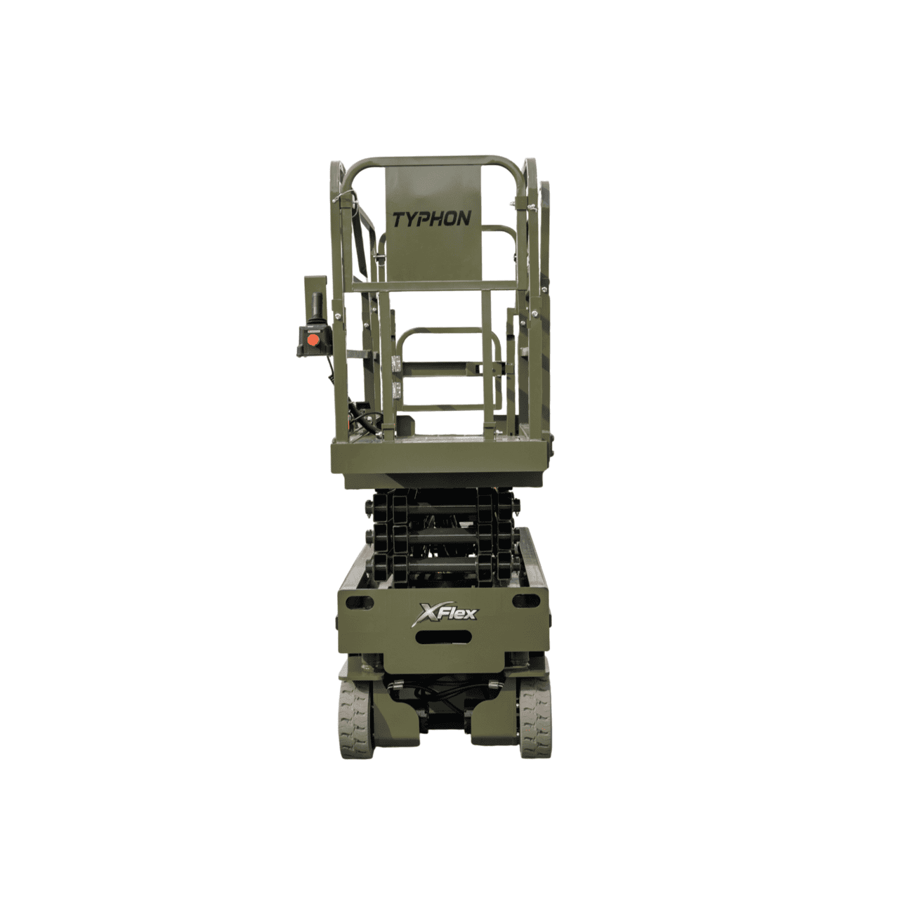 TYPHON xFLEX-2031EM 1.2 Ton Electric Mini Scissor Lift with 20ft Max Platform Height and 19.7″ Platform Extend