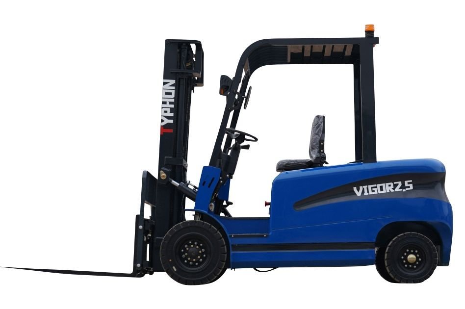 New 2025 TYPHON VIGOR 2.5 Blue Electric Forklift 2.5 Ton Lifter Lift Truck Jitney Hi-Lo