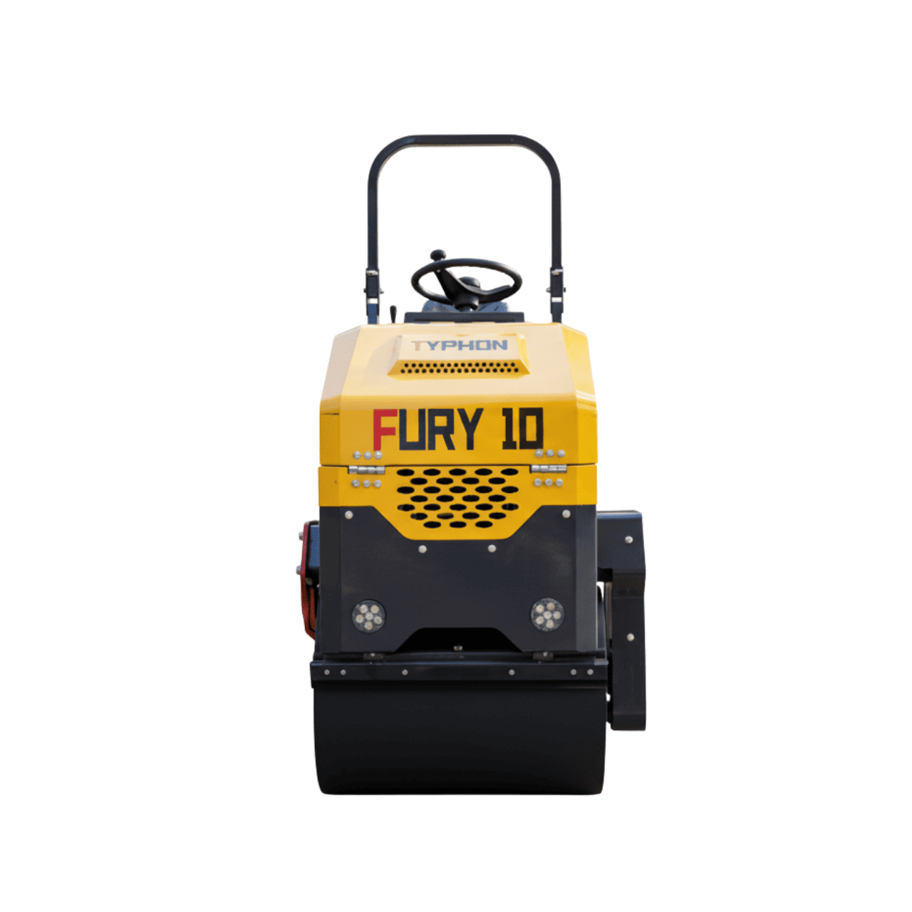TYPHON Fury 10 Mini Road Roller 1Ton Hydraulic oil B&S 13.5hp gas USA air-cooled